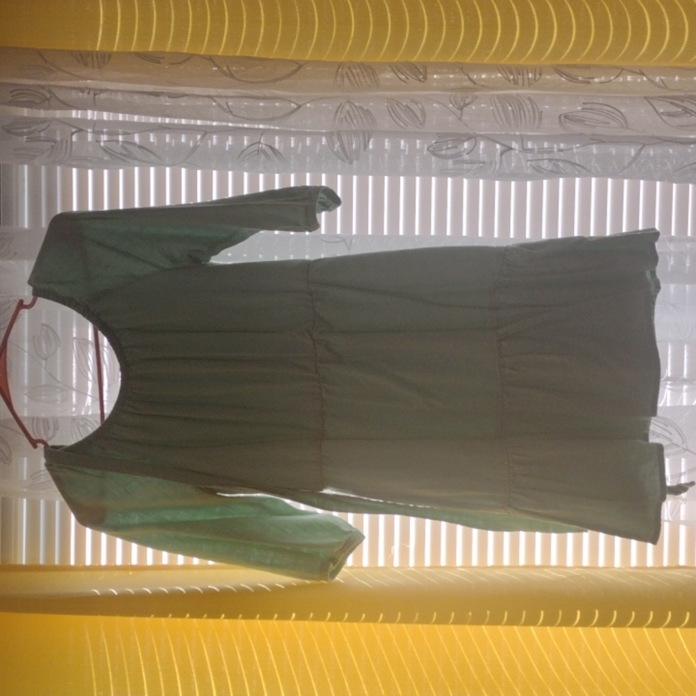 Mint green dress
